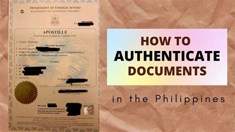 How To Authenticate Documents In The Philippines Apostille Hazels