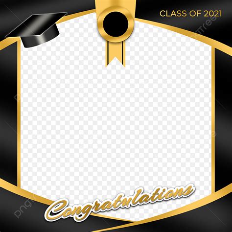 Twibbon Social Media Hd Transparent Graduation Social Media Border For