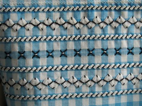 Photo Gingham Embroidery Gingham Fabric Hand Embroidery Stitches