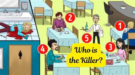 Brain Teaser For Testing Your IQ Can You Spot Who Is The Killer Of Woman In Restaurant Within