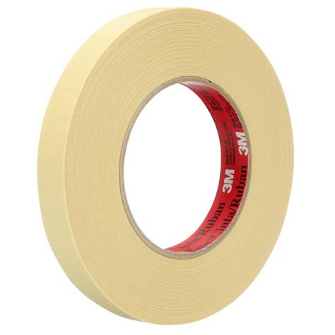 scotch® high performance masking tape 2693 tan 0 71 in x 60 yd 18 mm x 55 m 48 rolls per