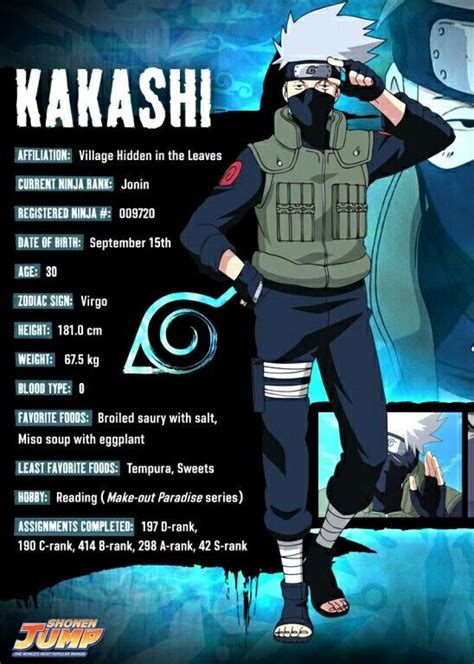 29 Best Naruto Info Cards Images On Pinterest Drawings Naruto