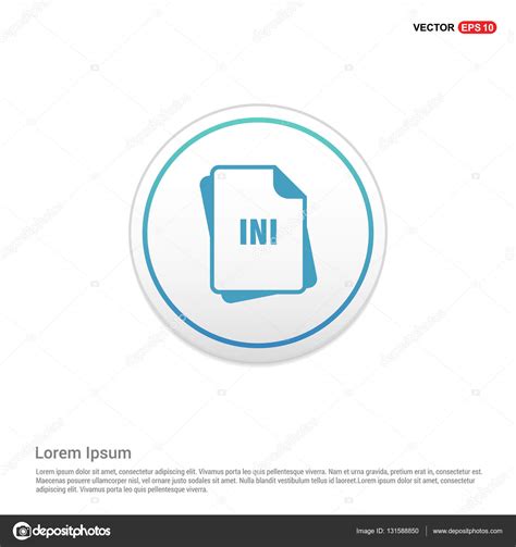 File Format Inside Blue Button Stock Vector Image By ©ibrandify 131588850