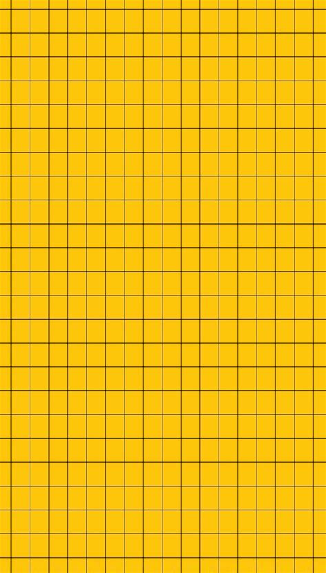 Basic Mustard Yellow And Black Grid Wallpaper 👑👑 Iphone Wallpaper