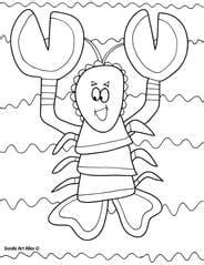 Monster truck coloring pages to print. Ocean Animal Coloring pages - Doodle Art Alley