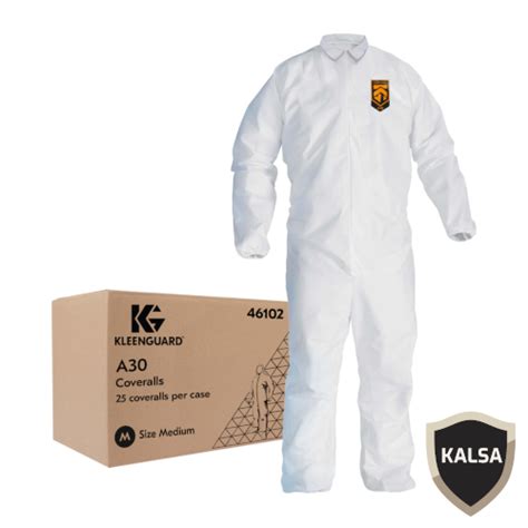 Kimberly Clark Size M A Kleenguard Breathable Particle And Light Splash Protection