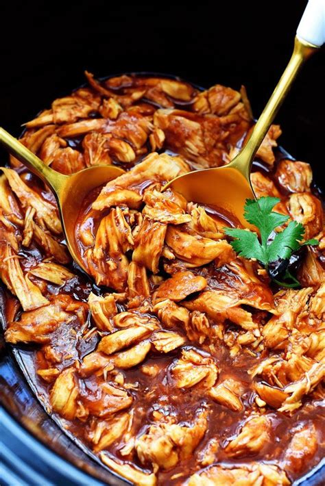 Sereved over noodles or rice. Crock Pot BBQ Chicken - Life In The Lofthouse | Bbq ...