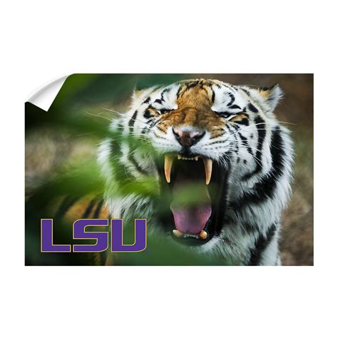 Lsu Tigers Mike The Tiger Officially Licensed Wall Art College Wall Art