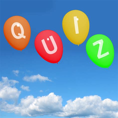 Free Photo Quiz Balloons Show Quizzing Asking And Testing Ask
