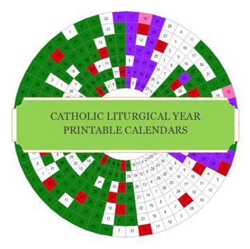 Even add notes and customize it the way you want. Printable Liturgical Calendars for both the OF and EF. Updated for the 2014 -2015 Liturgical ...