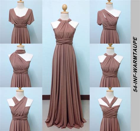 Bridesmaid Infinity Dress Convertible Cocktail Prom Dress In 2020