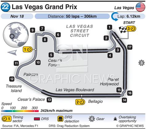 F1 Las Vegas Grand Prix Circuit 2023 1 Infographic