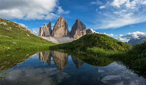 Dreamy Pixel Walk Around Tre Cime Di Lavaredo Sunset