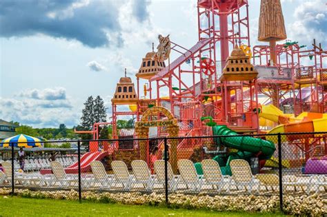 Mt Olympus Waterpark Wisconsin Dells Editorial Photography Image