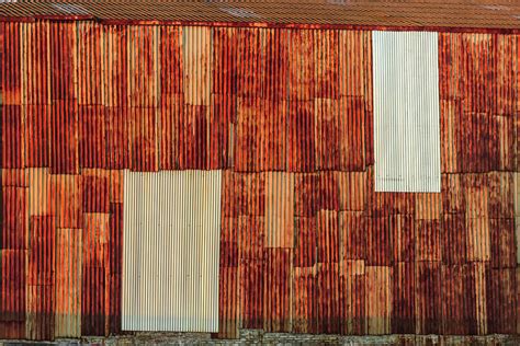 Close Up Of Rusted Corrugated Metal Photograph By Stuart Westmorland
