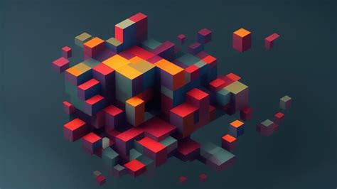 Premium Photo Abstract 3d Rendering Of Geometric Shapes