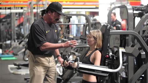 Arnold Schwarzenegger Goes Undercover At Golds Gym To Promote Fitness