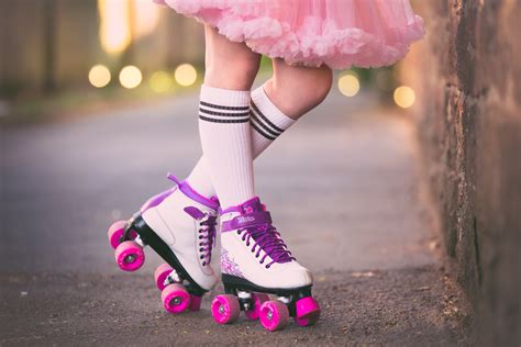 Rollerskates Foto And Bild Sport Pink Bokeh Bilder Auf Fotocommunity