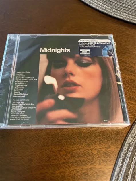 Taylor Swift Midnights Late Night Edition Metlife Exclusive Cd Sealed