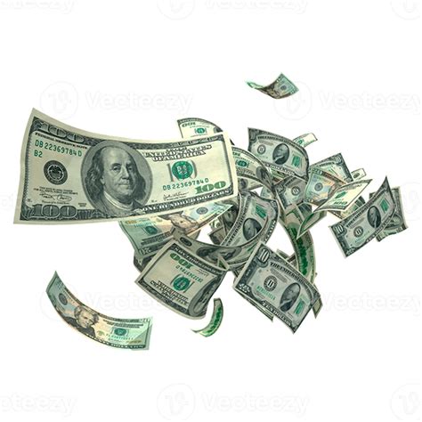 Dollar Bills Falling Down Background Overlay 11794068 Png