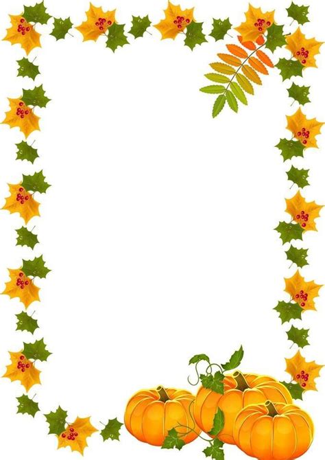 Fall Borders Borders And Frames Borders For Paper Marcos Halloween