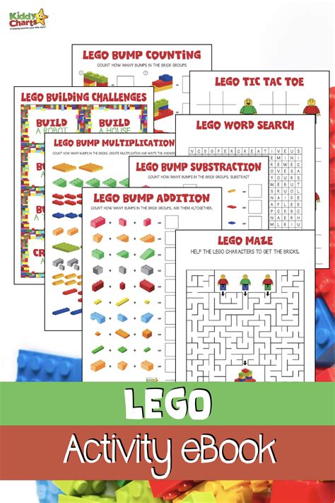 Lego Activities Ebook Kiddy Charts Fun Activities