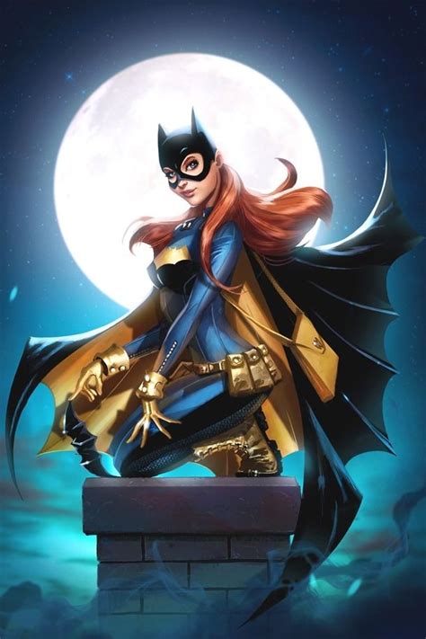 Barbara Gordon As Batgirl By Michael Dooney Batgirl Art Drawing