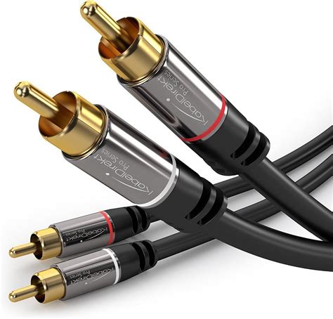 Kabeldirekt 6 Feet 2 X Rca Male To 2 X Rca Male Stereo Audio Cable Pro Series Mx