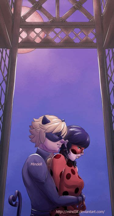 Miraculous Ladybug And Chat Noir By Mind3ll Miraculous Ladybug Kiss