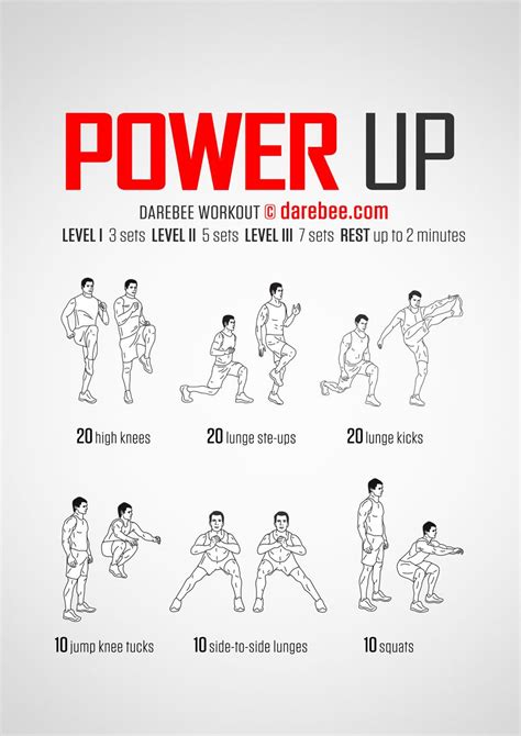 Power Up Workout Darebee Workout Neila Rey Workout