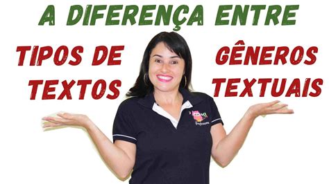 GÊneros E Tipos Textuais Youtube