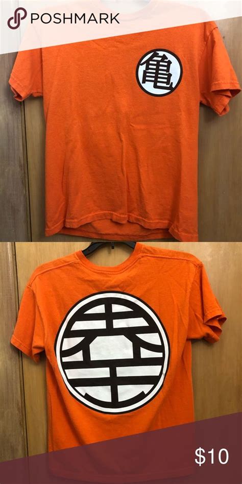 Show everyone that you are a fan of dragon ball with this super cyan! DBZ shirt Dragon ball Z shirt. Orange with Goku's outfit logo on the front and back Hot Topic ...