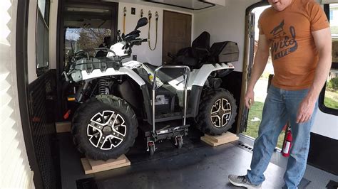 Loading Two Atvs In My Fuzion Toy Hauler Youtube