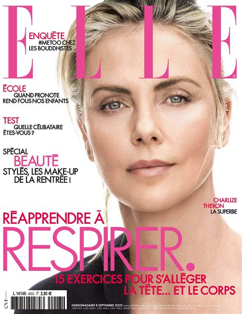 Charlize Theron Covers Elle France September 8th 2022 By Daniel