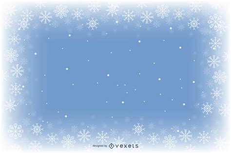 Fondo Azul Del Copo De Nieve Descargar Vector