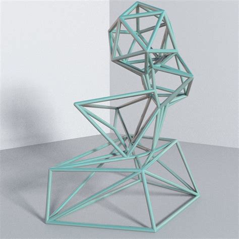 Free 3d Abstract Sculpture Model Abstract Sculpture Geometric