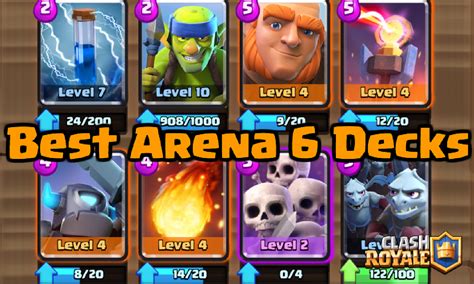 Geldbetrag Sinis Zement clash royale besten decks für arena 6 Bild