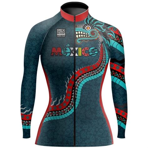 Jersey De Ciclismo Estandar Mujer Dama Manga Larga Jdl677 Rex Factory