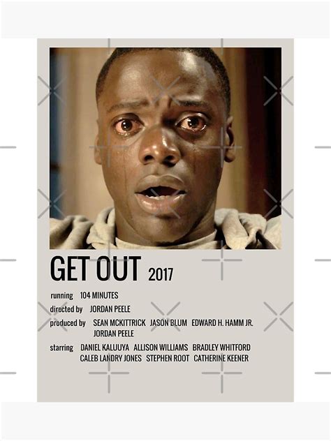 First Work Jordan Peele Get Out Movie A Horror Get Out 2017 Minimalist Movie Berghain Poster
