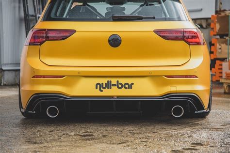 Compared to the gti's powerplant, the golf r's engine has a modified cylinder head, exhaust valves, valve seats and springs, pistons. Rajout Du Pare-Chocs Arriere VW Golf 8 (GTI Look) | Notre ...