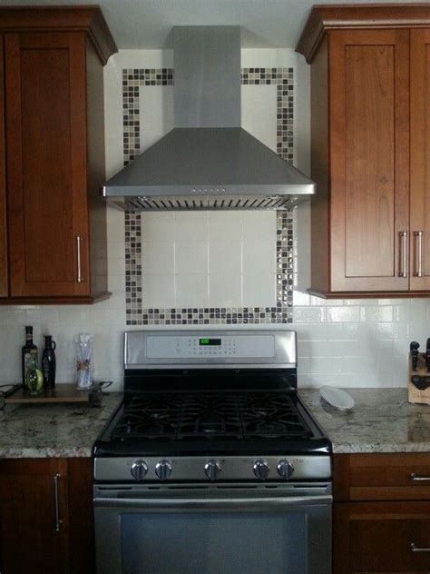 Glen stainless steel gas cooktops are the most efficient and provide delight of safe cooking. Backsplash detail behind stove. | My future home | Pinterest