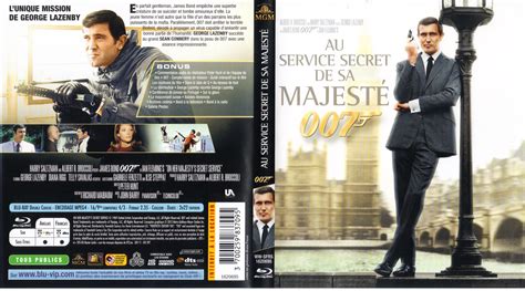 Jaquette Dvd De James Bond 007 Au Service Secret De Sa Majesté Blu Ray