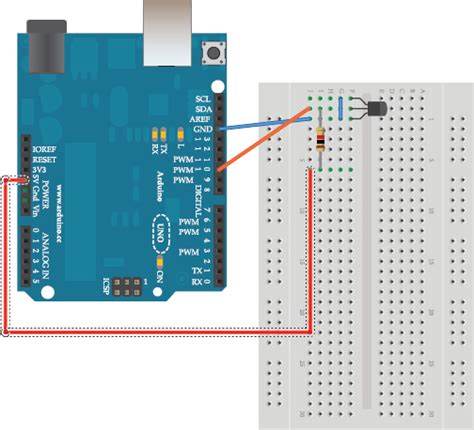 How To Wire The Ds18b20 Temperature Sensor