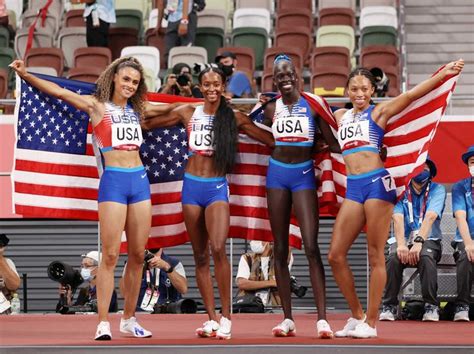 U S Women Win 4x400 And Allyson Felix Becomes The Most Decorated U S Track Athlete Tokyo
