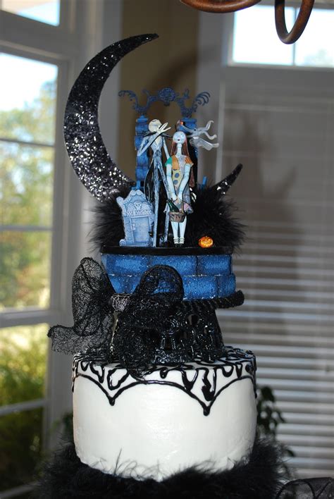 She made the cake using three packet mixes from aldi, adding extra. Birthday Cake Center: Nightmare Before Christmas
