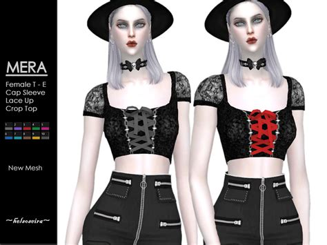 Mera Goth Top By Helsoseira From Tsr • Sims 4 Downloads