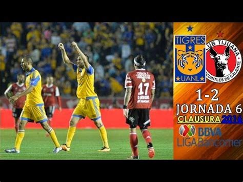 In their last 5 games played outside their stadium away team has recorded 1 victory. Tigres vs Tijuana | Jornada 6 | Clausura 2016 | Liga Mx - YouTube