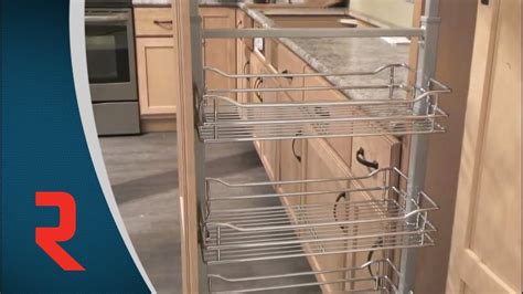 Indeed, they are a huge step beyond the deep shelf, which doesn't provide sufficient access to items residing at the back. Pull-out pantry installation - YouTube