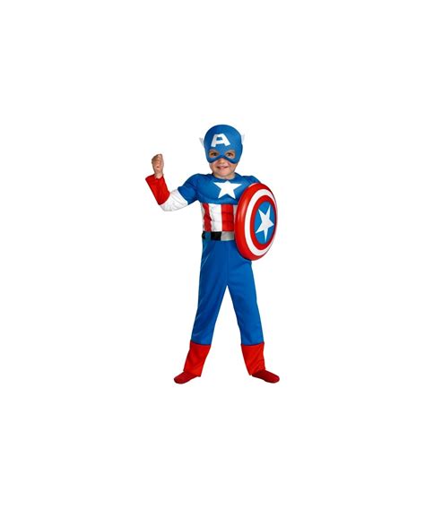 Captain America Muscle Movie Costume Boys Costumes