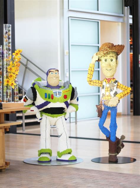 Youll Also See Life Size Lego Statues Of Buzz And Woody From Toy Story